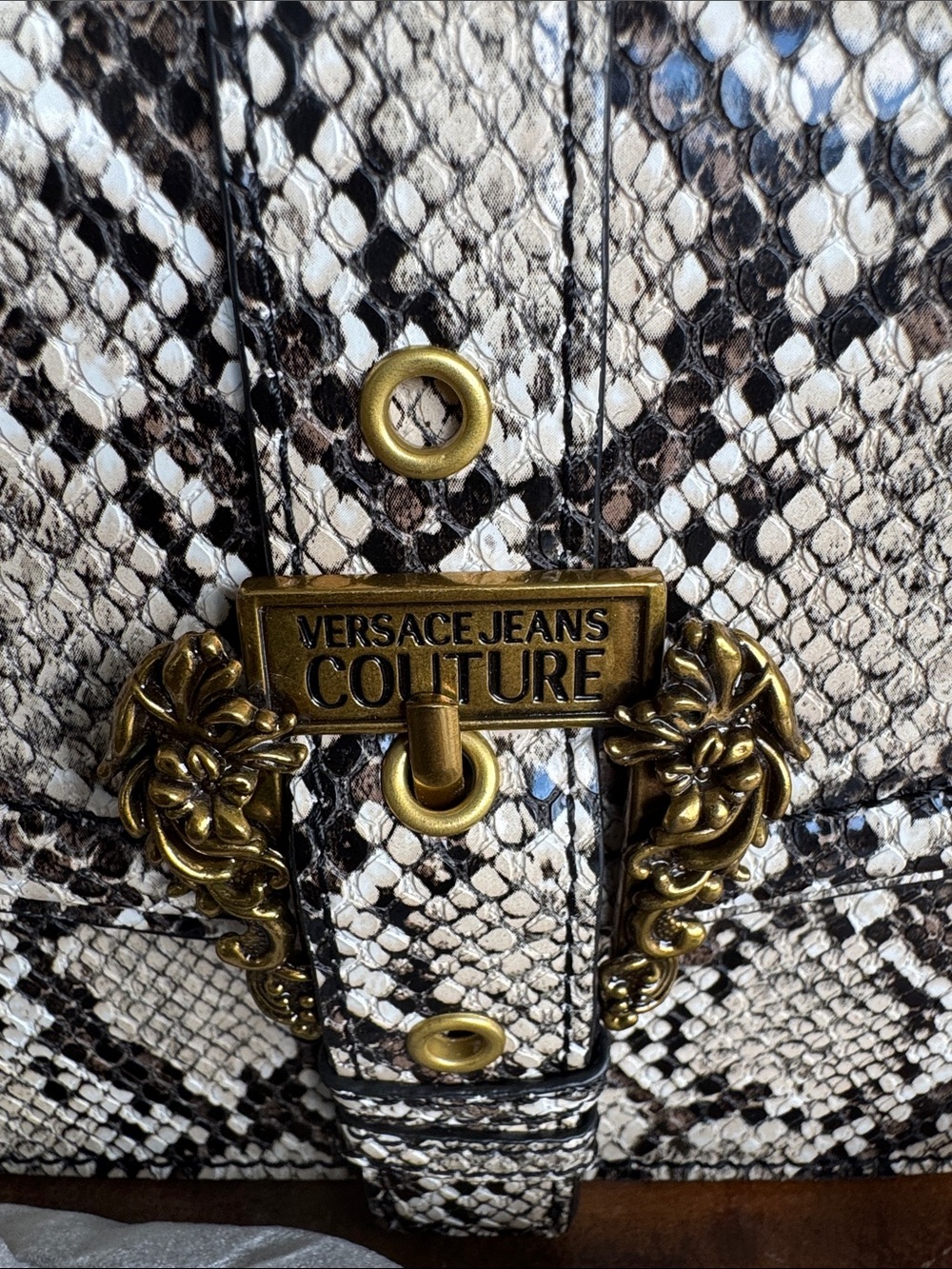 Versace Jean couture python NWT - Picture 3 of 9